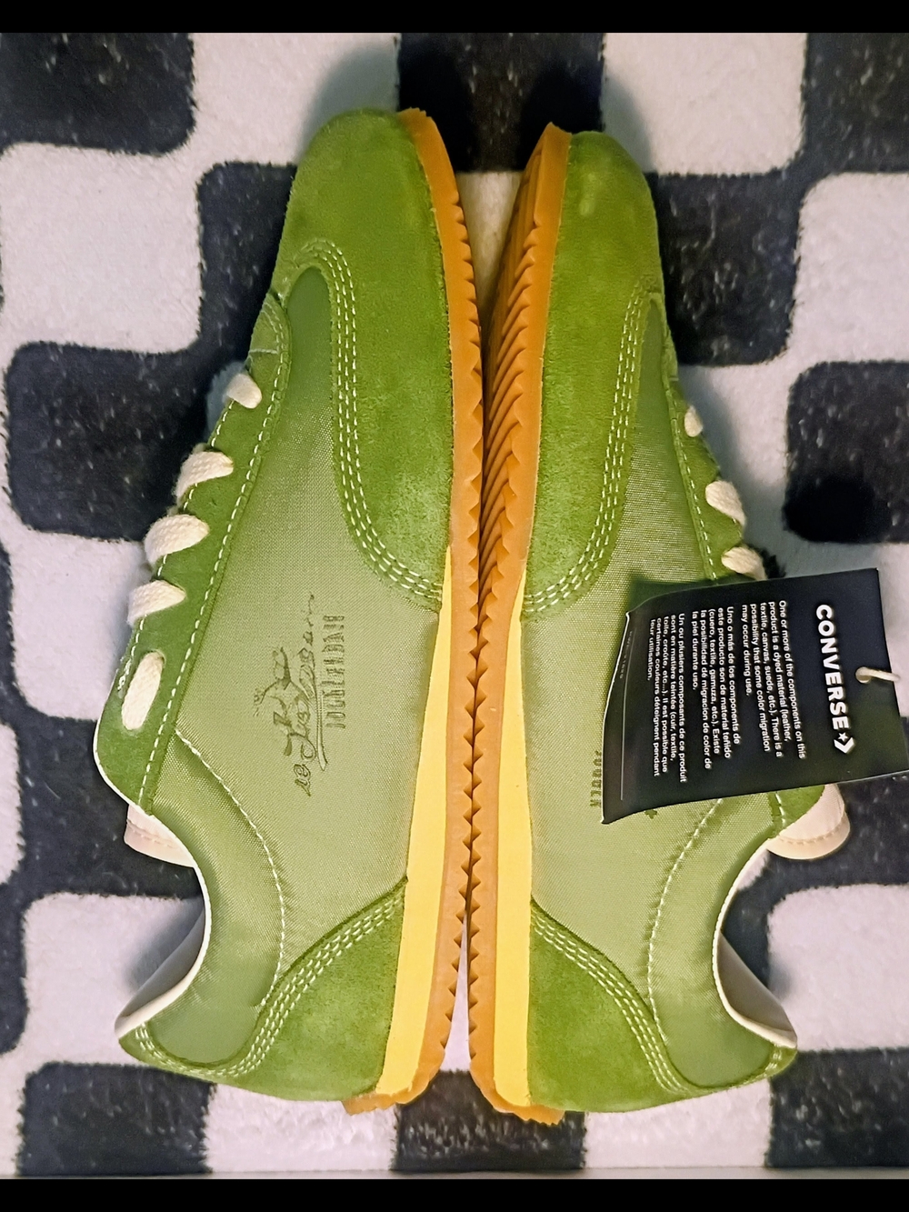Converse x Golf Le Fleur Coach Jogger Minced Herb Green Womens 6 / Mens 4.5 NEW - Picture 3 of 7